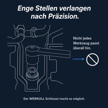 Lade das Bild in den Galerie-Viewer, WERKULL™ Offset-Verlängerungsschlüssel für enge Stellen