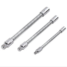 Lade das Bild in den Galerie-Viewer, Werkull FlexSocket™ Flexibles Stecknuss-Verlängerungsset (3-teilig)