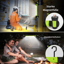 Lade das Bild in den Galerie-Viewer, Werkull Wiederaufladbare COB-Arbeitslampe 3000 Lumen (Grün 5200mAh)